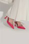 Stuart Weitzman Pumps & high heels Gemcut Xcurve 100 Slingback Pump in roze - Thumbnail 10