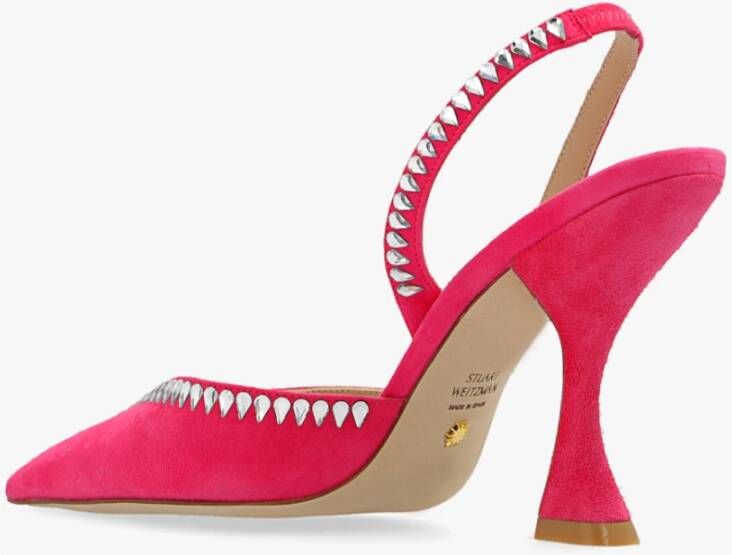 Stuart Weitzman Gemcut Xcurve pumps Roze Dames