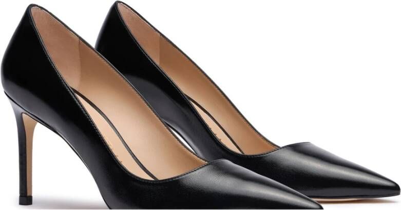 Stuart Weitzman Gepolijste puntige pump Black Dames