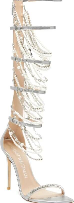 Stuart Weitzman Gladiator sandalen Grijs Dames