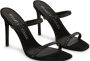 Stuart Weitzman Glamoureuze kristalversierde slide sandaal Black Dames - Thumbnail 2