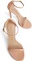 Stuart Weitzman Glamoureuze Nudist Disco Hoge Hak Sandalen Beige Dames - Thumbnail 4