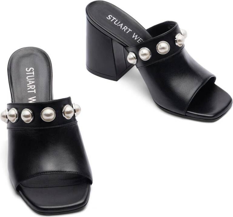 Stuart Weitzman Glamoureuze sandaal met parels