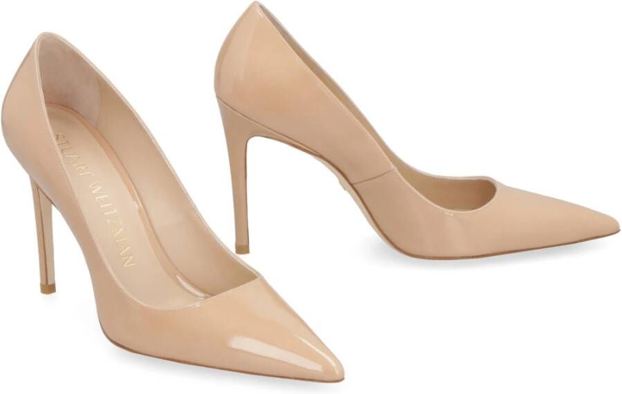Stuart Weitzman Elegante Beige Hoge Hakken Pumps Beige Dames