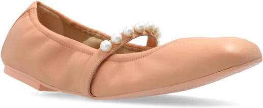 Stuart Weitzman Gouden ballerinas Pink Dames