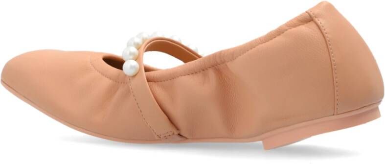 Stuart Weitzman Gouden ballerinas Pink Dames