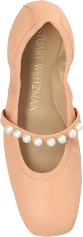 Stuart Weitzman Gouden ballerinas Pink Dames