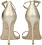 Stuart Weitz Gouden Hoge Hak Sandalen met Open Neus - Thumbnail 2