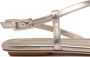 Stuart Weitz Gouden Sandalen met Kruisband - Thumbnail 2