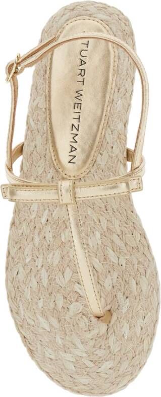 Stuart Weitzman Grijze Espadrille Sandalen