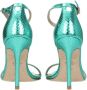 Stuart Weitz Groene leren hoge hak sandalen - Thumbnail 2