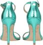 Stuart Weitz Groene leren stilettohak sandalen - Thumbnail 2