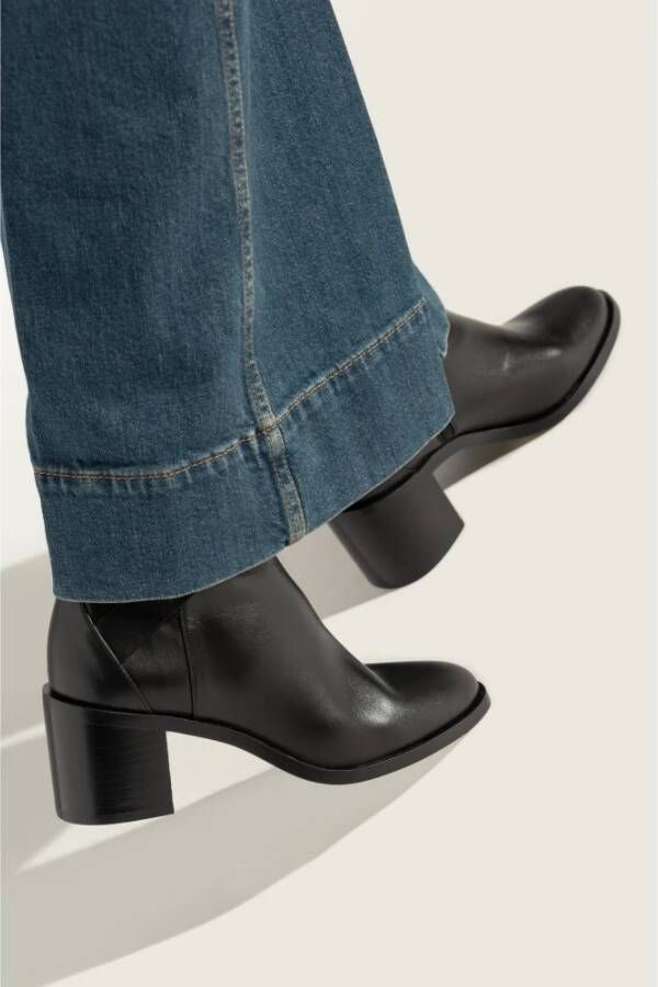 Stuart Weitzman Hakken 'Esme' Black Dames