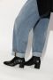 Stuart Weitzman Flareblock Zip Bootie Hak Enkellaarzen White Dames - Thumbnail 6