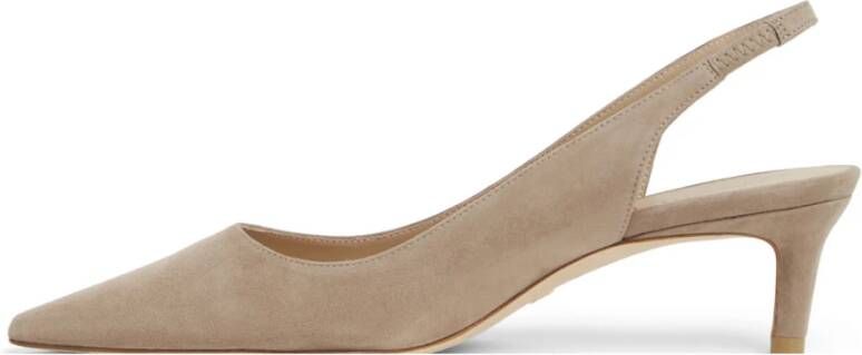 Stuart Weitzman Heeled Mules Beige Dames