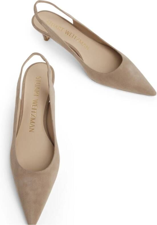 Stuart Weitzman Heeled Mules Beige Dames