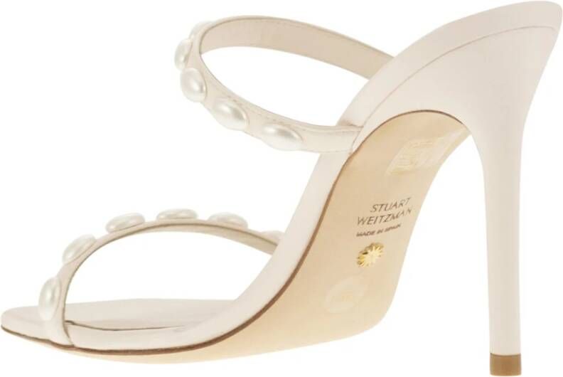 Stuart Weitzman Heeled Mules Beige Dames