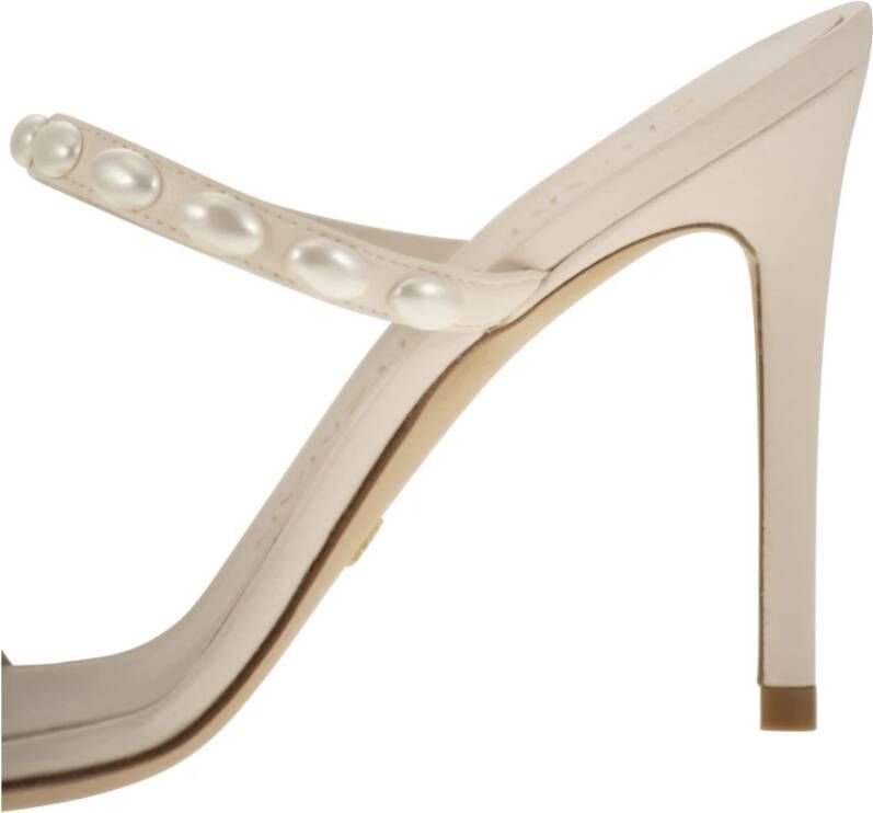 Stuart Weitzman Heeled Mules Beige Dames