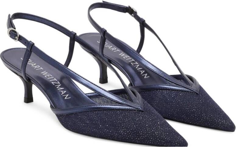 Stuart Weitzman Heeled Mules Blauw Dames