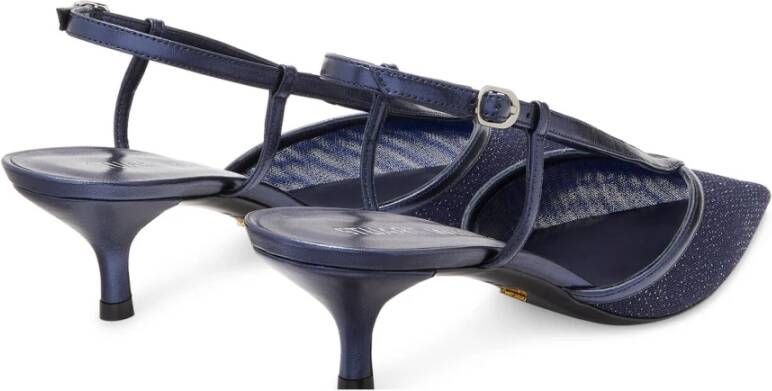 Stuart Weitzman Heeled Mules Blauw Dames