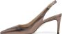 Stuart Weitzman 75mm Metallic Slingback Pump Gray Dames - Thumbnail 3