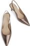 Stuart Weitzman 75mm Metallic Slingback Pump Gray Dames - Thumbnail 4