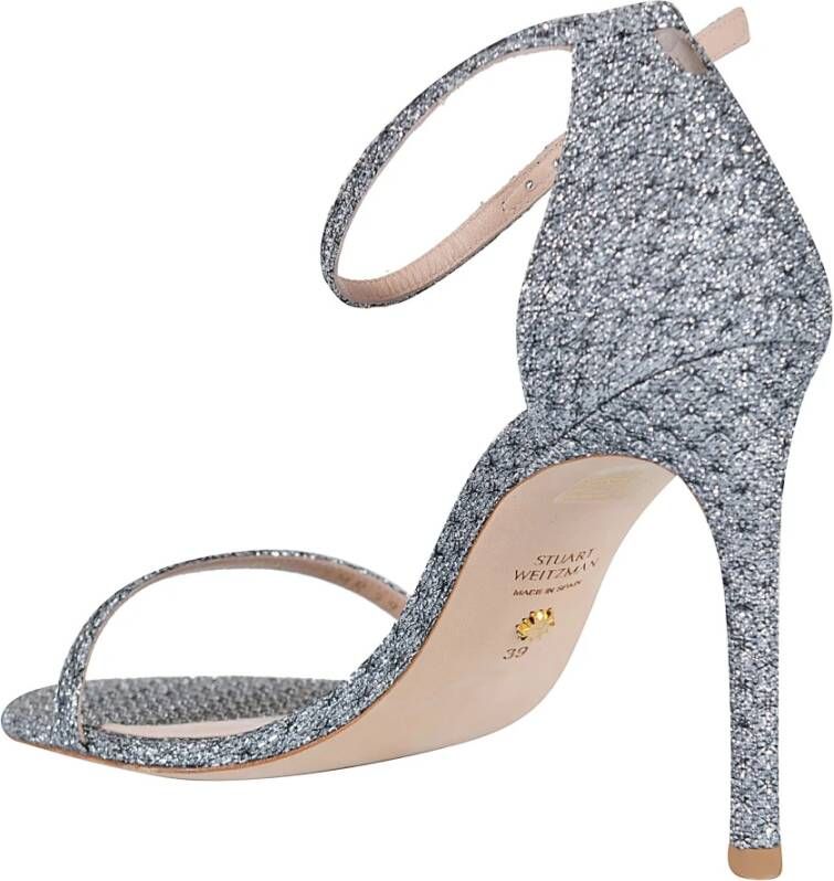 Stuart Weitzman High Heel Sandals Gray Dames