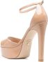 Stuart Weitzman Glamoureuze DiscoPlatform Sandaal Beige Dames - Thumbnail 5