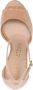 Stuart Weitzman Bruin Leren Plateau Sandalen Beige Dames - Thumbnail 11