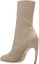 Stuart Weitzman Hoge enkellaarsjes met hak 'Lxecrve' Beige Dames - Thumbnail 4