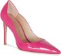 Stuart Weitzman 100 Scalloped Leren Pumps voor Vrouwen Pink Dames - Thumbnail 3