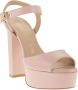 Stuart Weitzman Ryder 95 Platform Sandal Pink Dames - Thumbnail 2