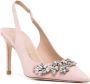 Stuart Weitzman Kristallen Bloem Sandalen Pink Dames - Thumbnail 2