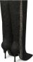 Stuart Weitzman Kristallen Franje Hoge Laarzen Black Dames - Thumbnail 3