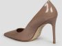 Stuart Weitzman Lakleren Puntige Neus Pumps Beige Dames - Thumbnail 4