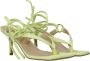 Stuart Weitzman Lalita75Sj9 Groene Suède Hoge Hak Sandalen Green Dames - Thumbnail 3