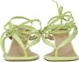 Stuart Weitzman Lalita75Sj9 Groene Suède Hoge Hak Sandalen Green Dames - Thumbnail 4