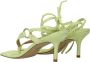 Stuart Weitzman Lalita75Sj9 Groene Suède Hoge Hak Sandalen Green Dames - Thumbnail 5