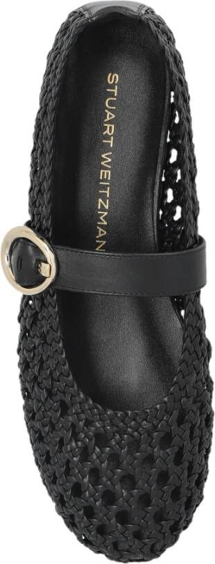 Stuart Weitzman Leren ballerina's Mary Jane