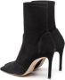 Stuart Weitzman Leren Stretch Laarzen Puntige Neus Hak Black Dames - Thumbnail 3