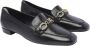 Stuart Weitzman Zwarte Leren Loafers Vierkante Neus Black Dames - Thumbnail 5