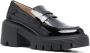 Stuart Weitzman Blokhak loafers Black Dames - Thumbnail 4