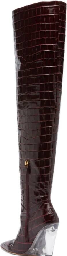 Stuart Weitzman Lucite 100 Wedge Boot