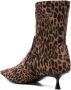 Stuart Weitz Luipaardprint Stiletto Sock-Style Laarzen - Thumbnail 2