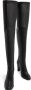 Stuart Weitzman Luxe Leren Over-de-Knie Laars Black Dames - Thumbnail 2