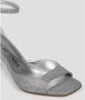 Stuart Weitzman Metallic Finish Sandaal met Uitgesneden Detail Gray Dames - Thumbnail 3