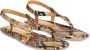 Stuart Weitzman Minimalistische Strappy Sandaal Orange Dames - Thumbnail 2