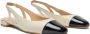 Stuart Weitzman Witte Leren Slingback Pumps White Dames - Thumbnail 3