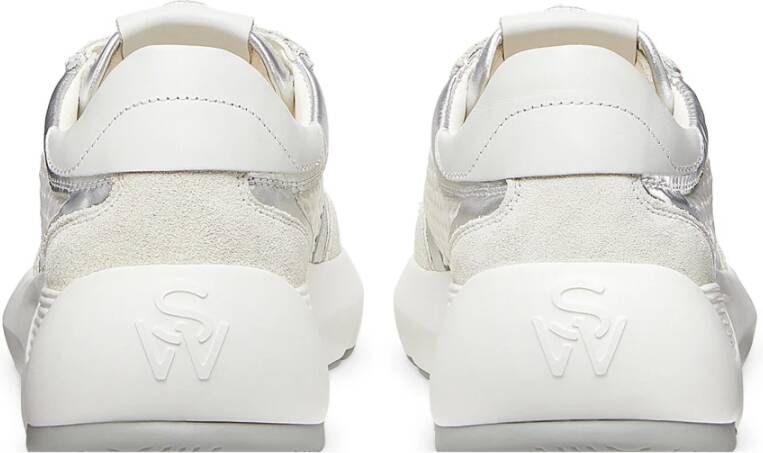 Stuart Weitzman Moderne Mesh Sneaker White Dames