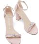 Stuart Weitzman SW BOW Sandaal met Swarovski-kristallen Beige Dames - Thumbnail 4